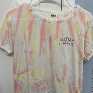 PINK/VS Logo Tee Shirt